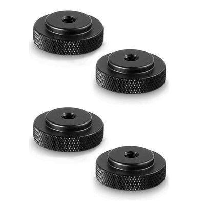 4 Pack of 1/4" Thumbwheel Lock Nuts for RM-4, RM-5, and Standard 1/4" Ball Mounts